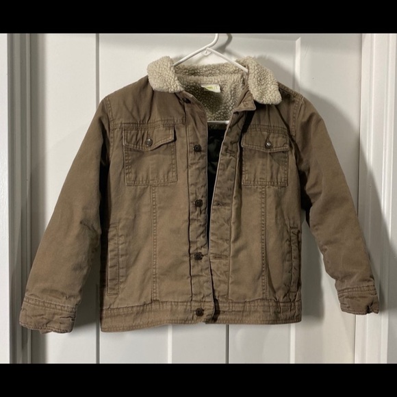 Crazy 8 Trucker Denim Child’s Coat. Size 7/8 or Medium - Picture 1 of 5